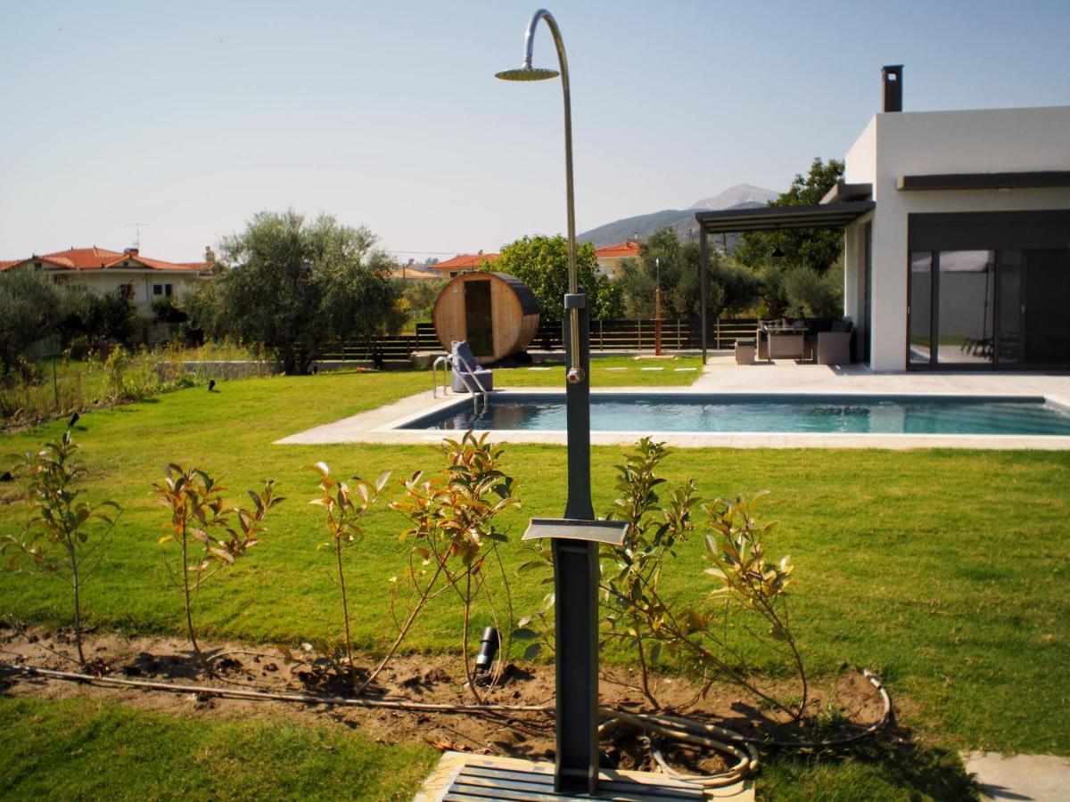 Nostos Luxury Villas With Private Pool In Nafpaktos Exterior foto