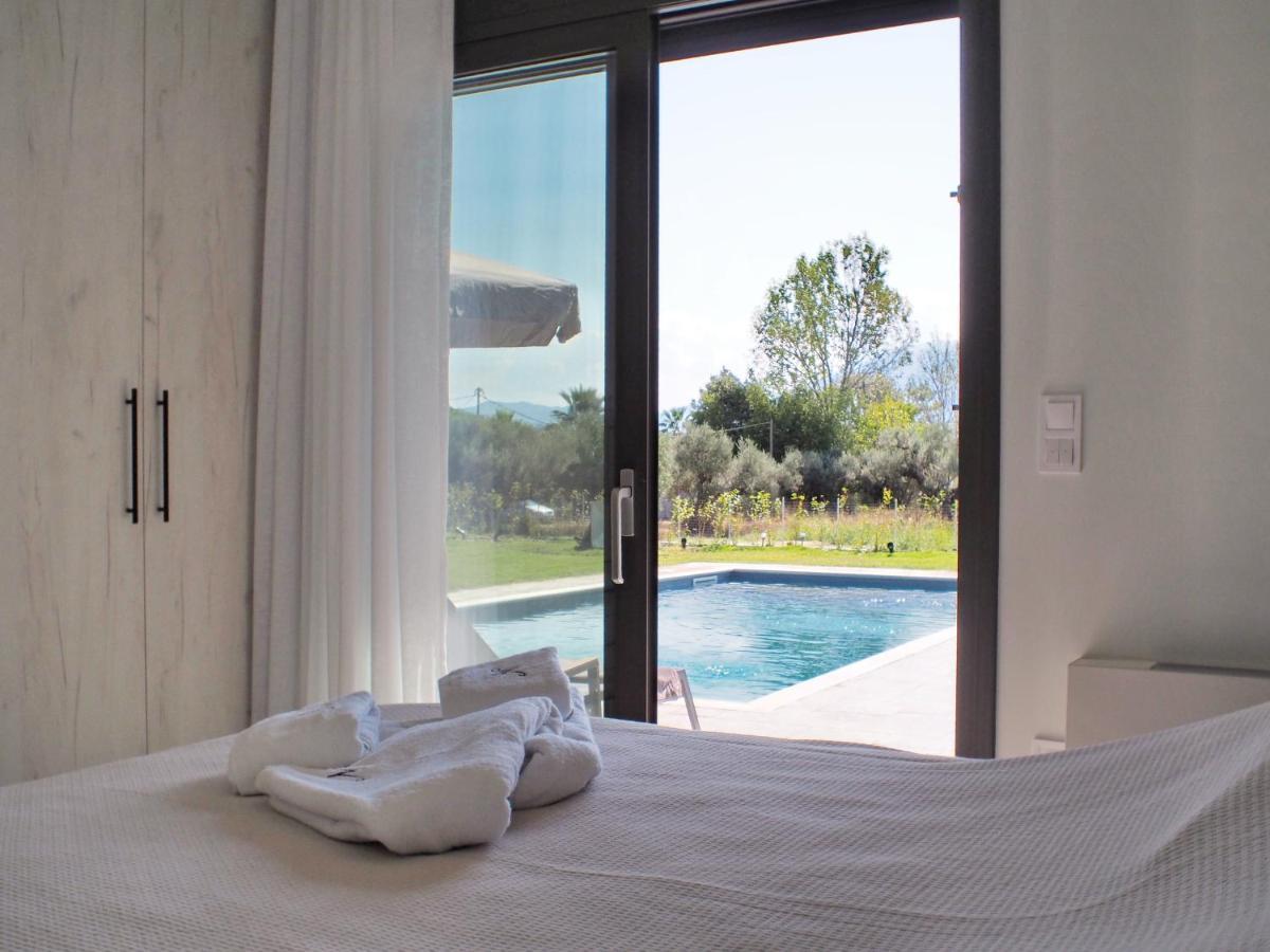 Nostos Luxury Villas With Private Pool In Nafpaktos Exterior foto