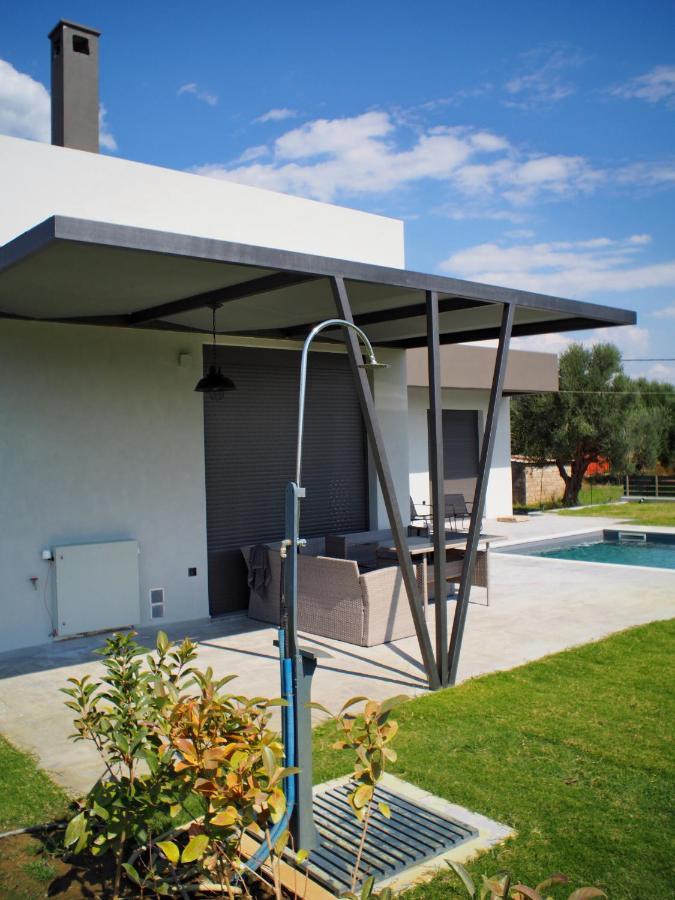 Nostos Luxury Villas With Private Pool In Nafpaktos Exterior foto