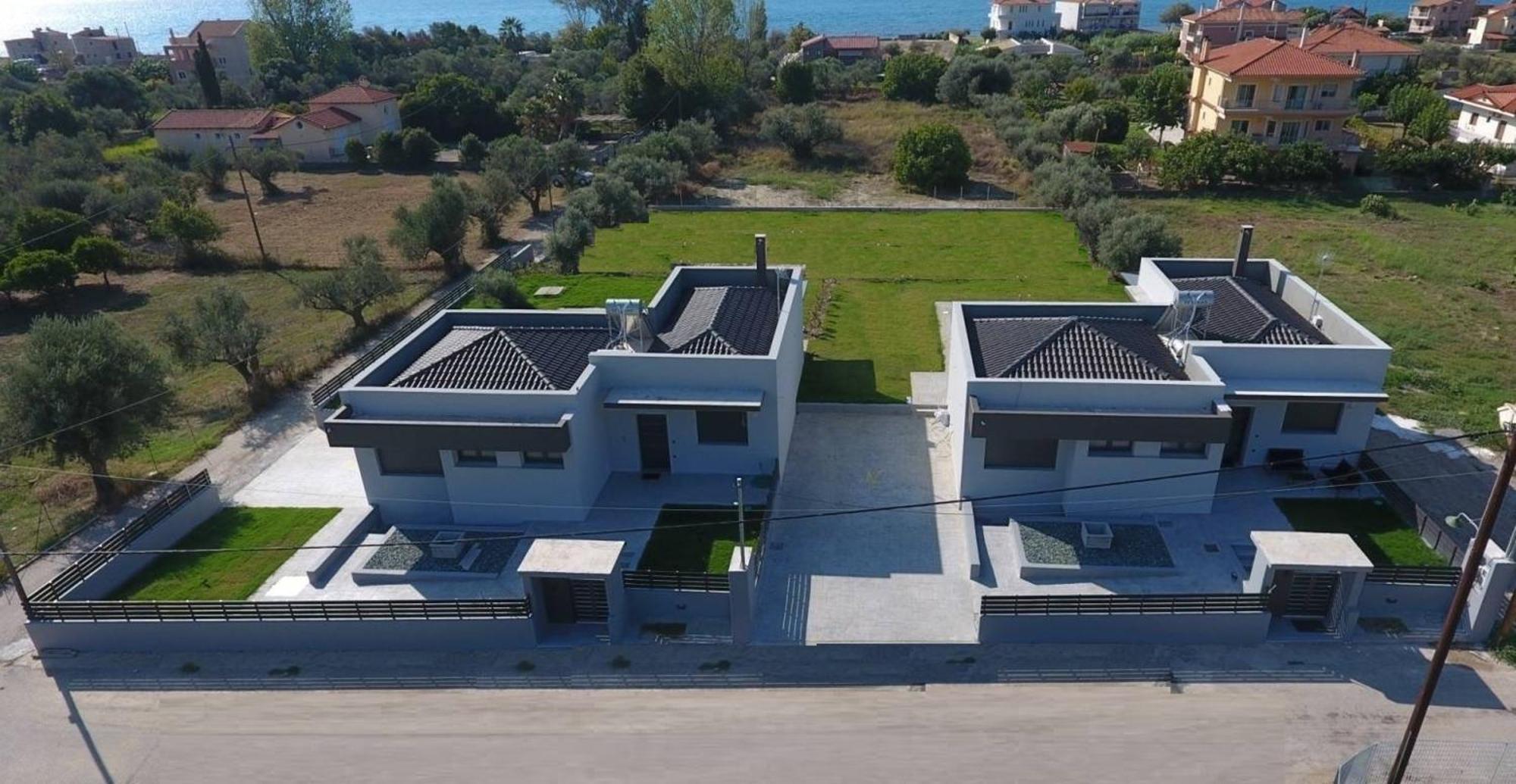 Nostos Luxury Villas With Private Pool In Nafpaktos Exterior foto